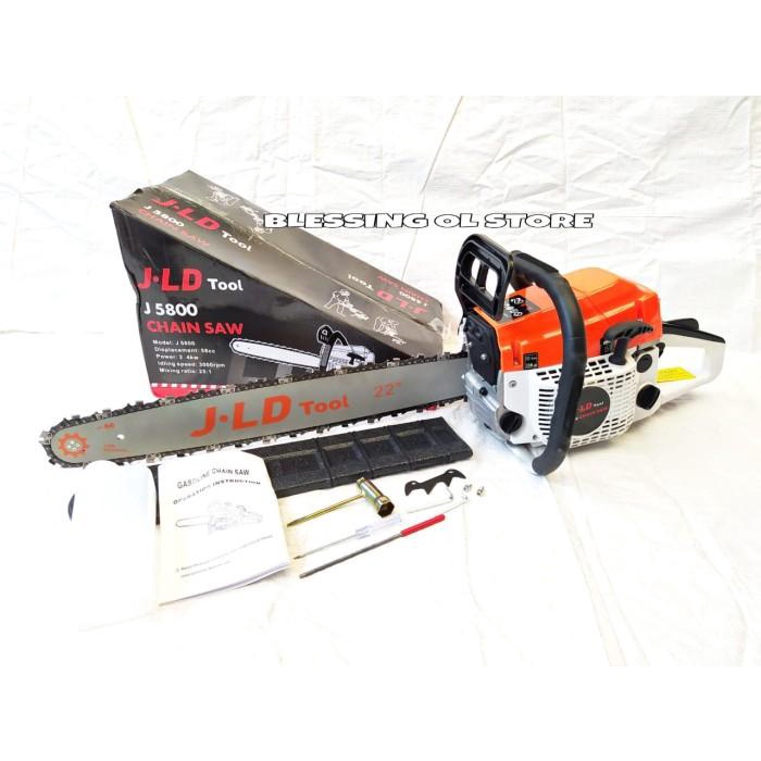 Mesin Gergaji Chain Saw 22 Inch Chainsaw Gergaji Kayu 22 Inch Murah