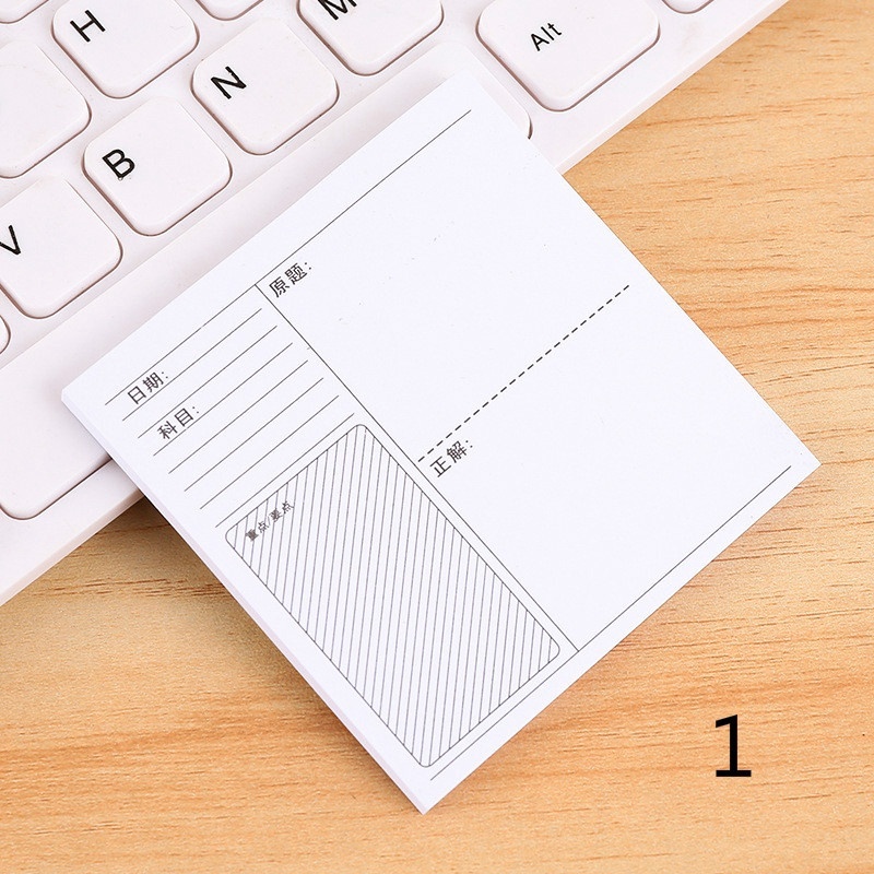 Planner to Do List Memo Padss Decoration Stickers Self-Adhesive Stationery Sticky Note