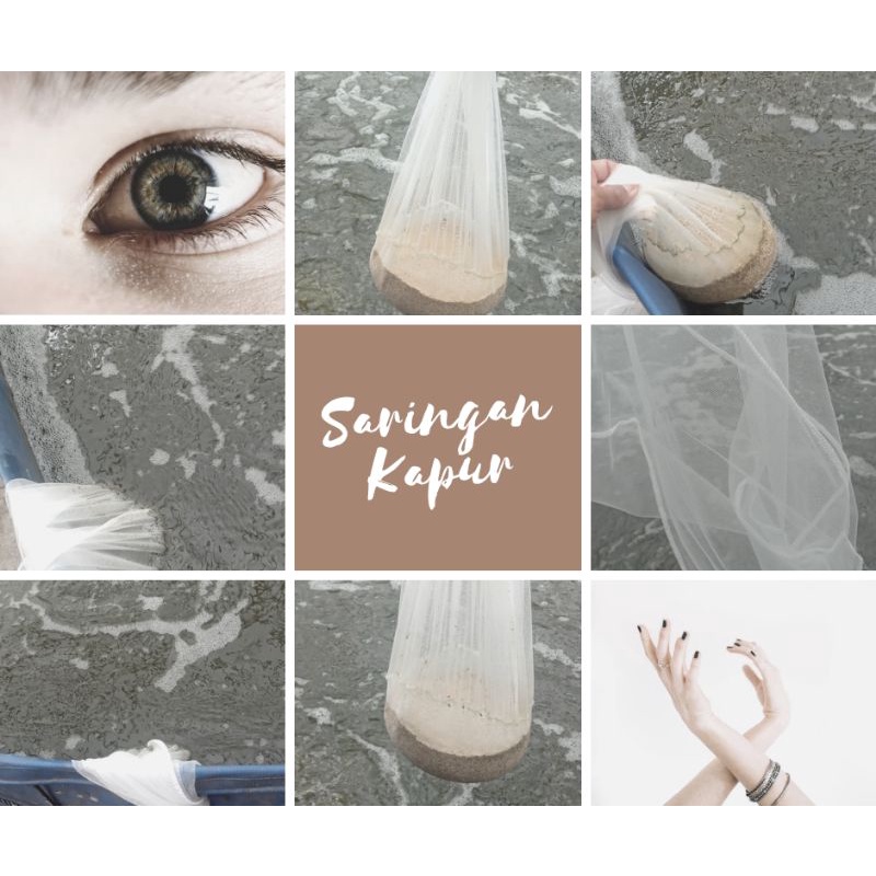 Saringan kapur dolomit perikanan