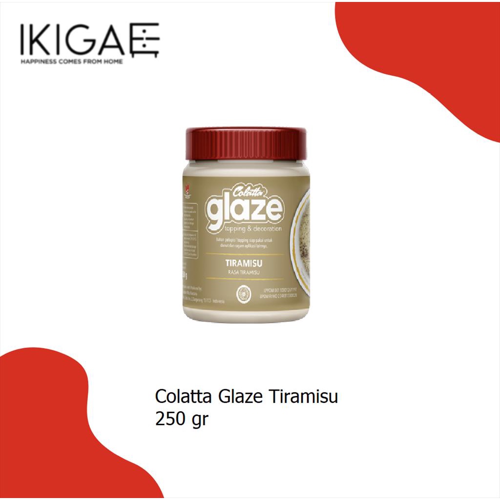 COLATTA GLAZE TOPPING AND DECORATION 250 GR ORIGINAL !!!