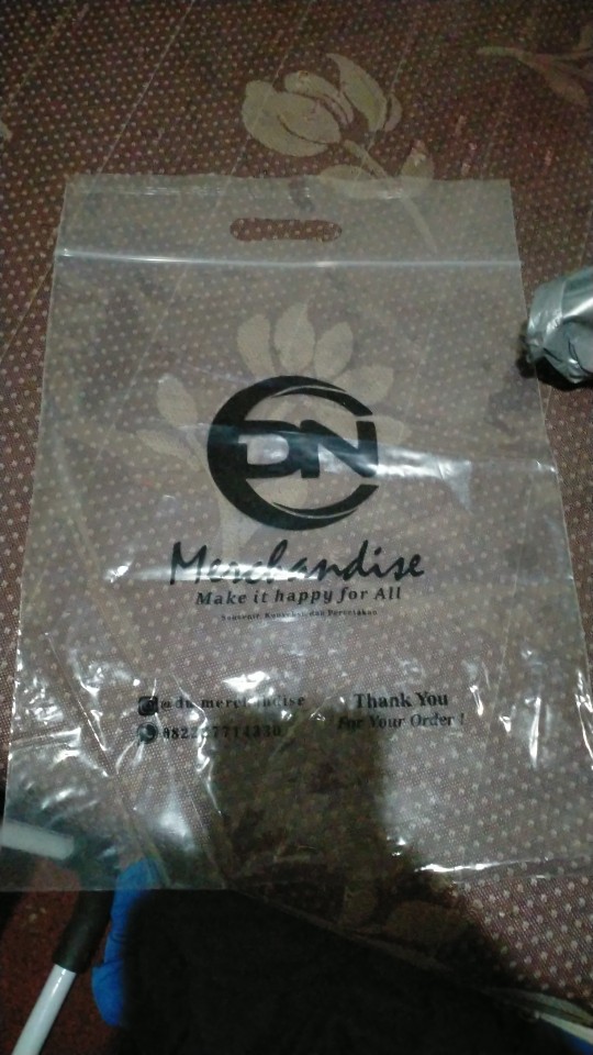Sablon Plastik Murah Ziplock Plong 30x38+7 Free Design Plastik Packing Olshop