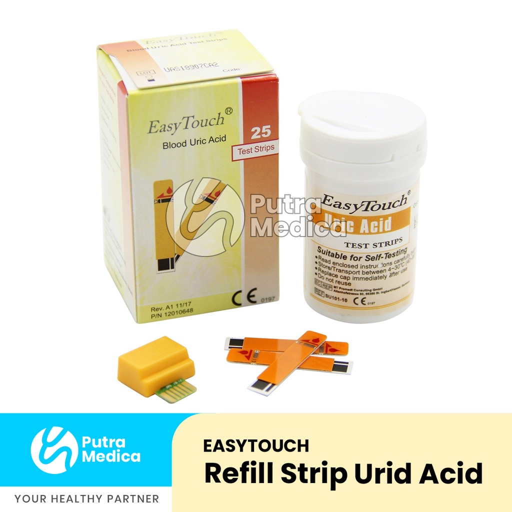 EasyTouch Strip 3in1 Gula Darah, Kolesterol dan Asam Urat / Refill Stik Easy Touch