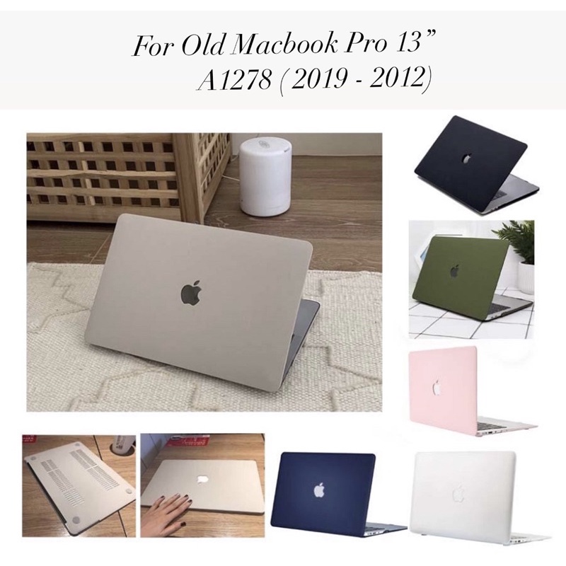 Casing Shell Cover Hardcase Old Macbook Pro 13 inch A1278 with CD Rom