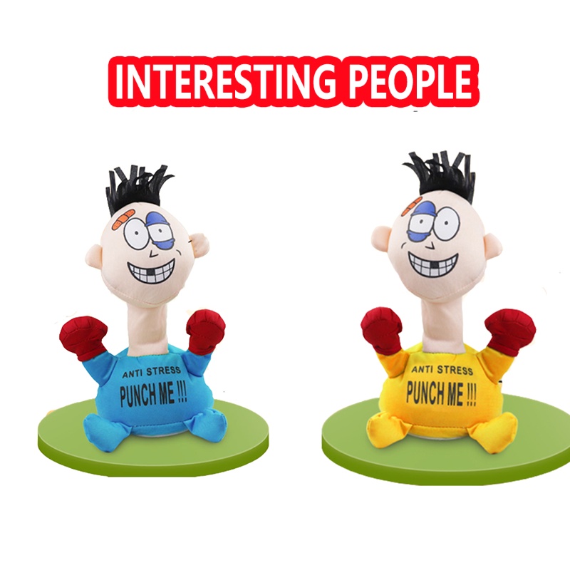 Boneka Screaming Lucu Bahan Premium Styling Rambut Berantakan Menghilangkan Stress
