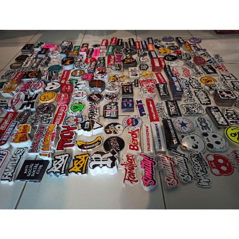 Stiker Sticker Brand Distro escrobat Case Phone logo Band Aesthetic Grosir Murah Pop Art Clothing Basic Daily Tumblr Laptop Motor Helm HP Casing Striping Tempel Label Merk Dinding Graftac Vinyl High Quality decal-4