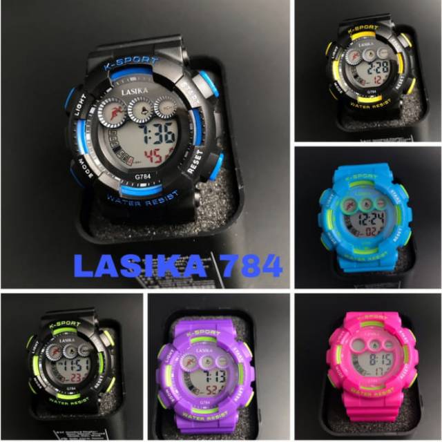 JAM ANAK SD LASIKA FREE BOX DAN TAHAN DI BAWA BERENANG L_784