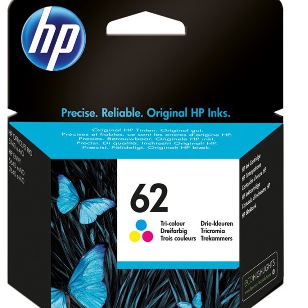 Tinta HP 62 Colour