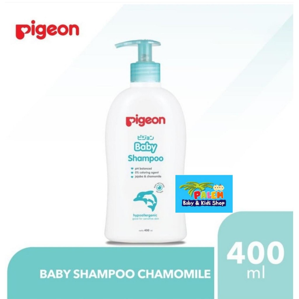 PIGEON Baby Shampoo Chamomile 400Ml - Dan baby shampoo 400ml free liquid soap Paraben Free 1168