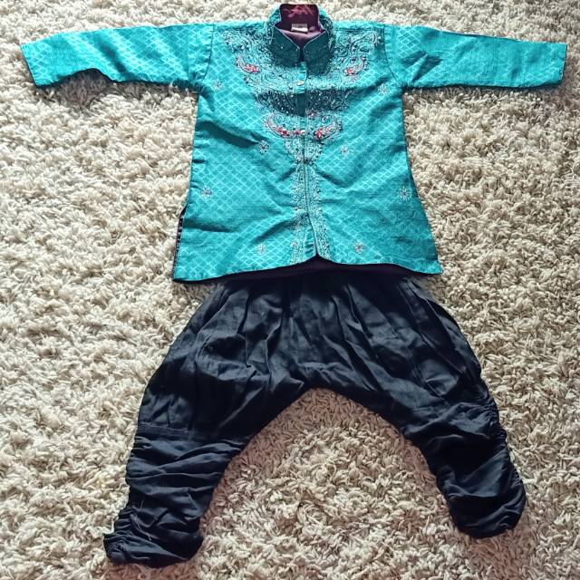 Kurta Koko baju India anak lelaki ori