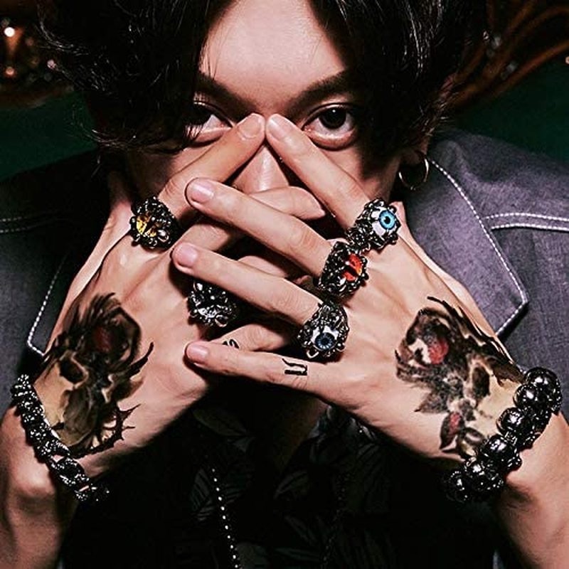 [Vintage Punk Dragon Claw Evil Eyes Adjustable Open Rings For Men] [Personality 4 Colors Men Finger Ring] [Men's Bar Night Club Accessories Gifts]