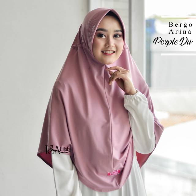 Bergo bahan jersey Bergo Arina by Isa Hijab