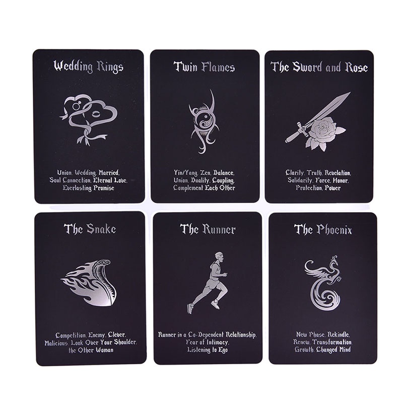 {LUCKID}54 Island Time Wellness Love Oracle Cards Tarot Card Divination Board Game Cards