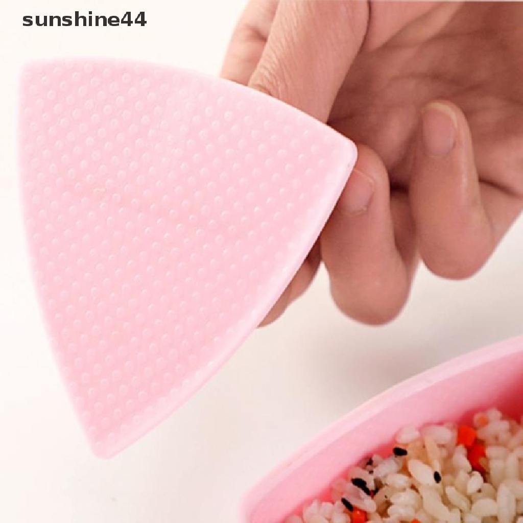 Sunshine Cetakan Sushi / Onigiri / Bola Nasi Bentuk Segitiga