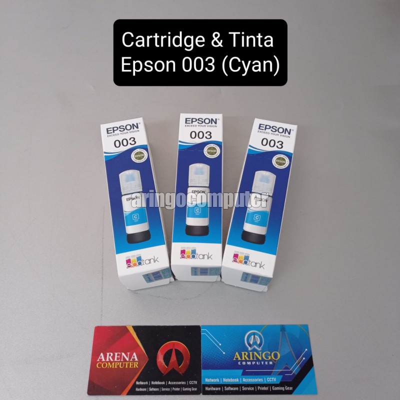 Cartridge &amp; Tinta Epson 003 (Cyan)