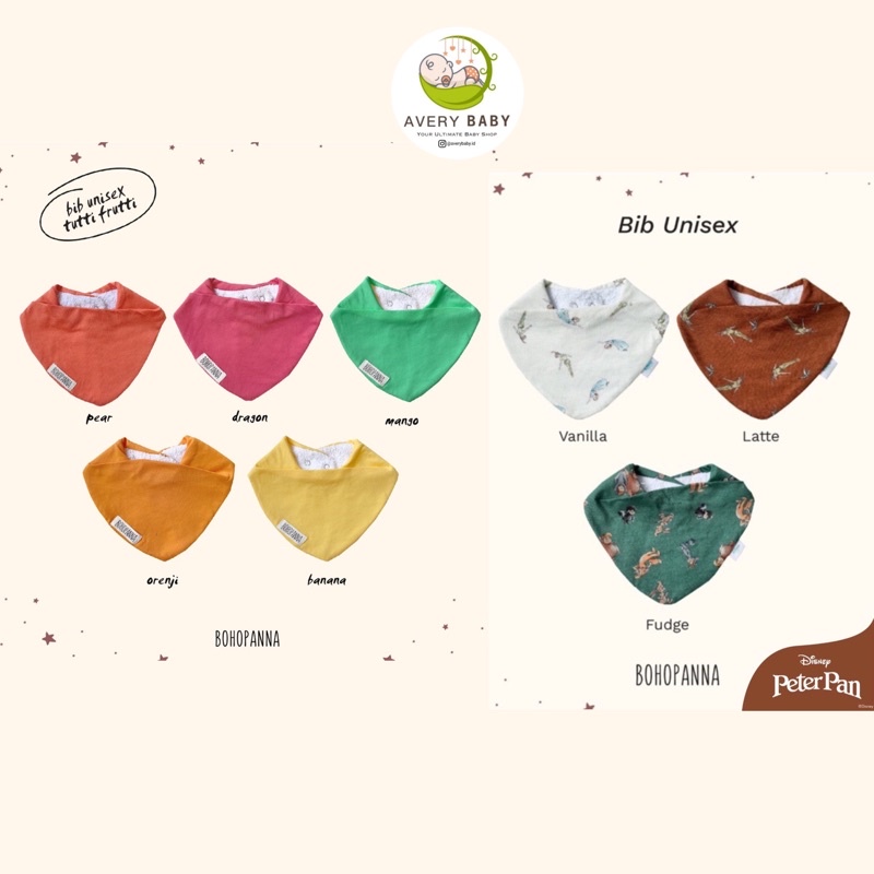 BIB BOHOPANNA / Bohobaby BIB / Celemek Bayi