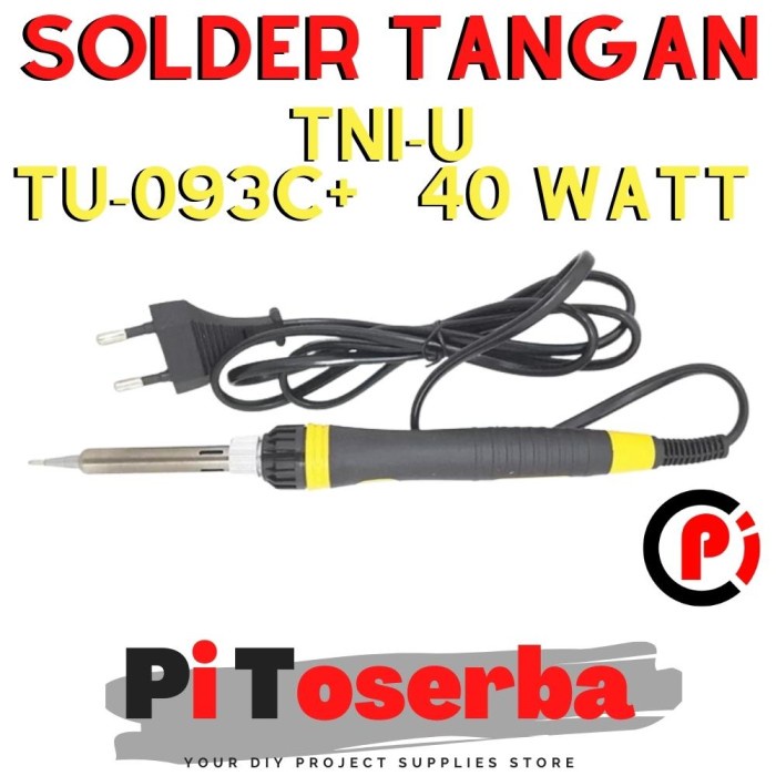 Original TNI-U TU-093C+ Solder Tangan Soldering Iron 40W 40 Watt