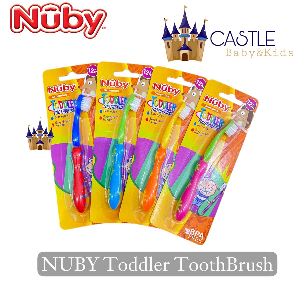 NUBY - Toothbrush with Bristle - Sikat Gigi Anak Bayi Nuby