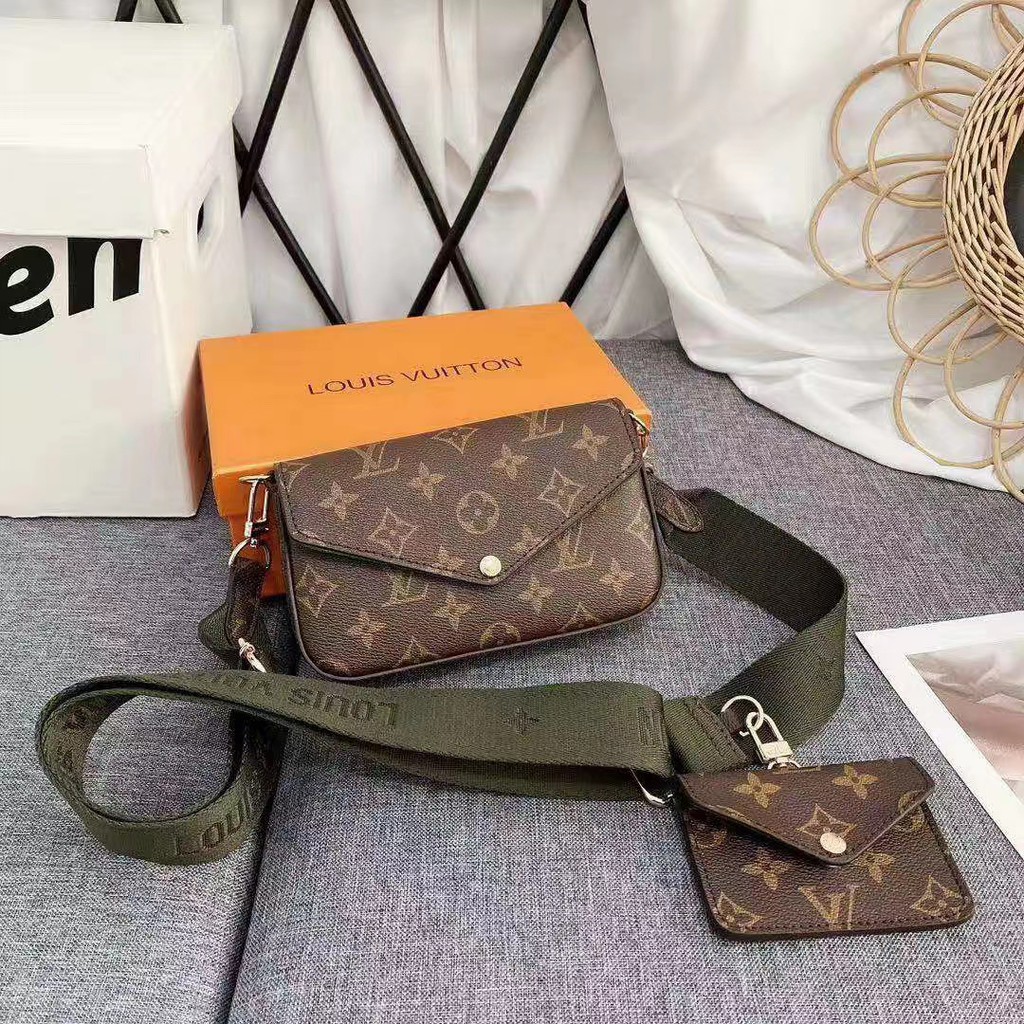 L Vuitton Wave Mini Multi Pochette 7141 ◇Free Sarung +BubbleWrap◇