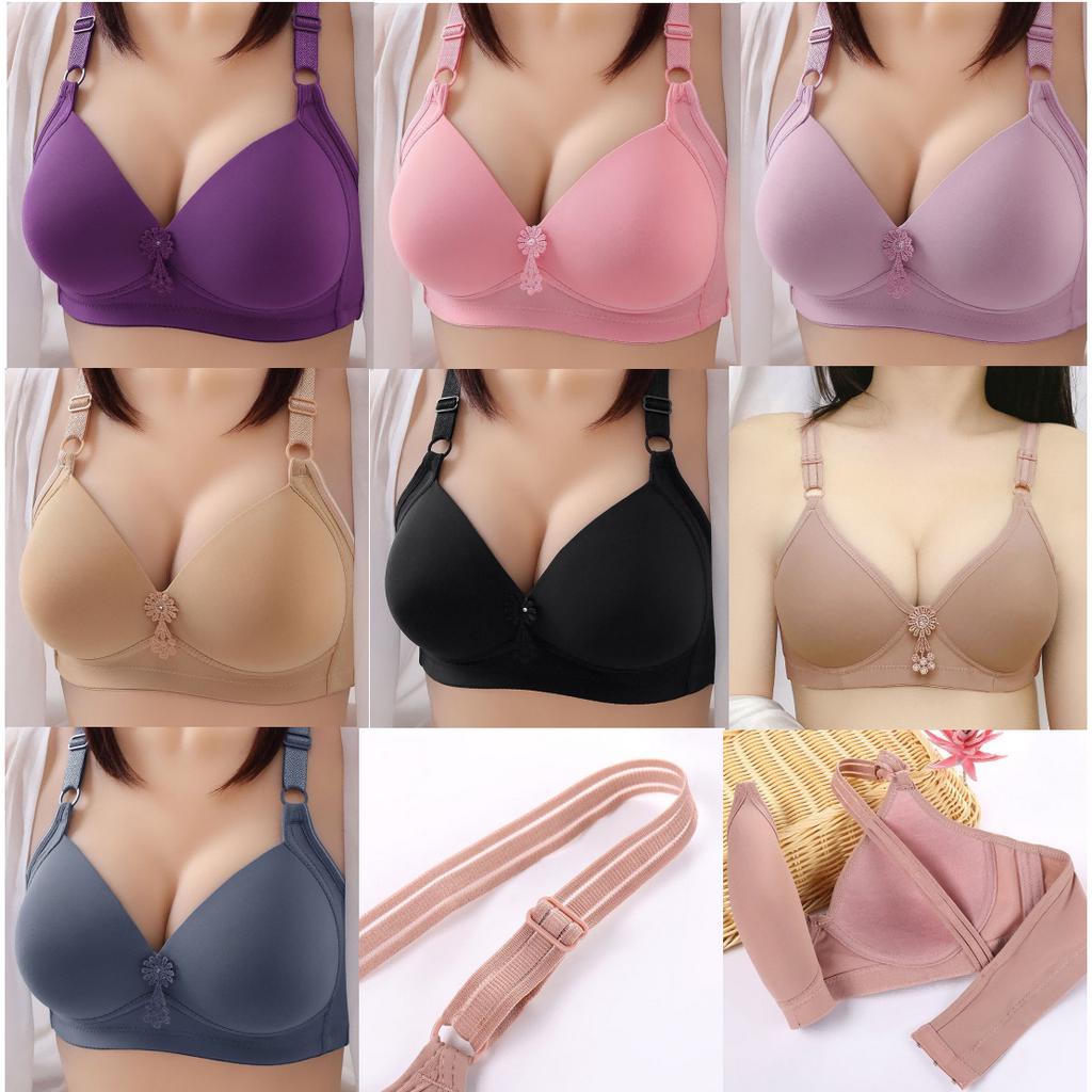 BRA / BH WANITA 3411 TANPA KAWAT SIZE 38-46 KAIT 3 PAKAIAN DALAM WANITA IMPORT