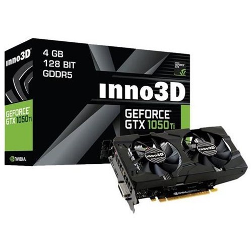 VGA CARD Inno3D GTX 1050 Ti / 1050Ti 4 GB GDDR5 Dual FAN