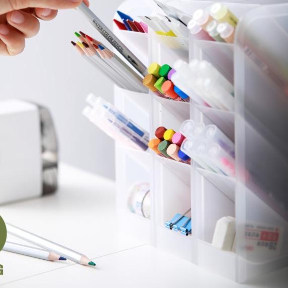 

➵ EN LIVING Desk Labo / Pen Holder / Tempat Alat Tulis / Tempat Pensil ☛