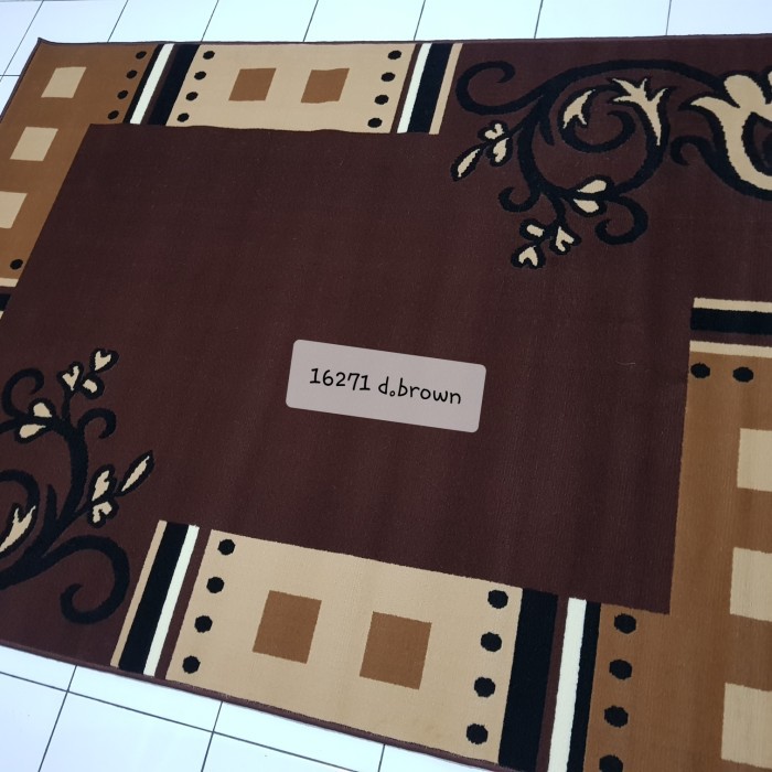 karpet permadani kode 16282 warna bordeaux 160x210