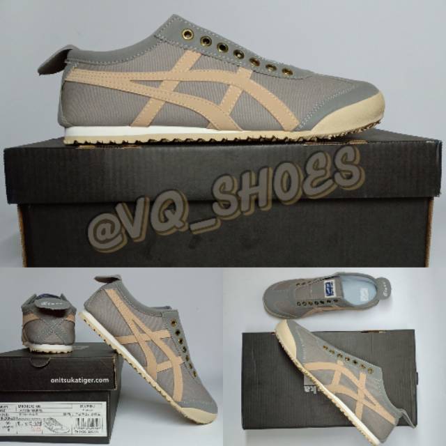 ASICS TIGER ONITSUKA UNISEX SLIP-ON GREY CREAM