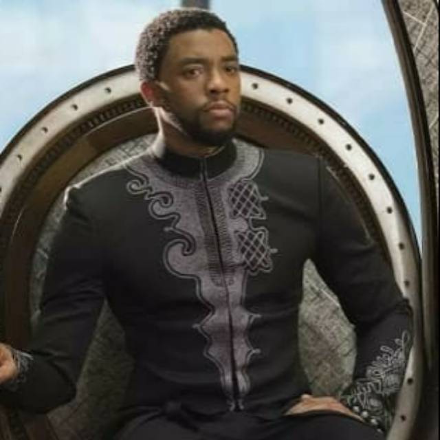 Baju koko pria hitam black panther