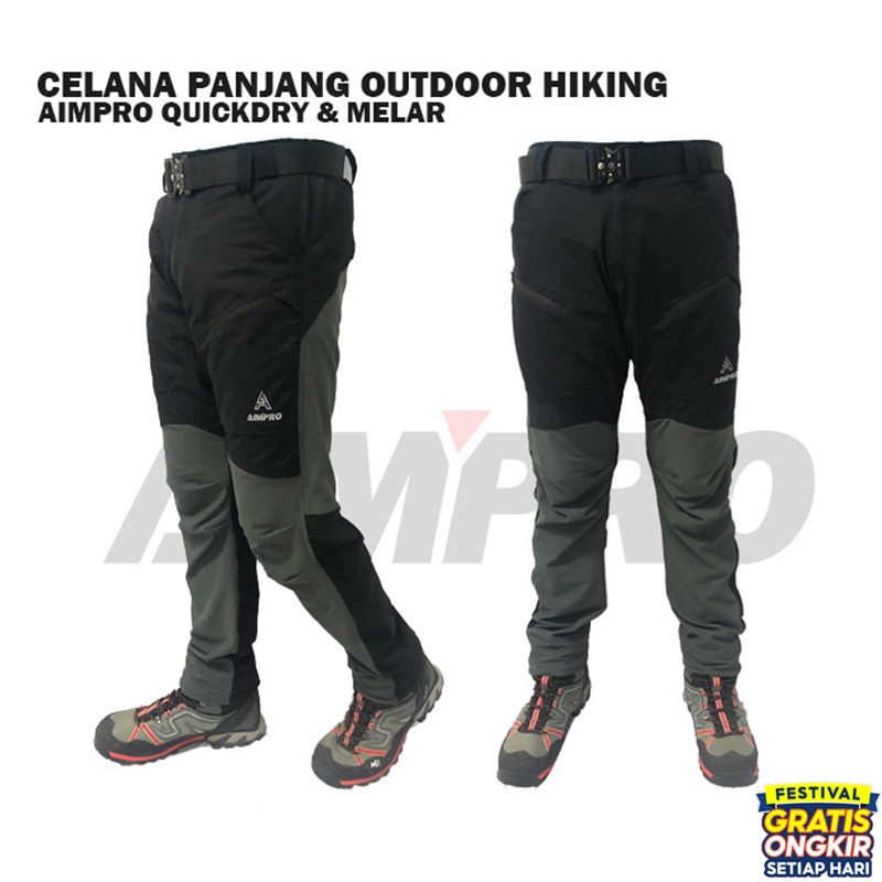 CELANA GUNUNG OUTDOOR HIKING SEPEDA QUICKDRY AIMPRO