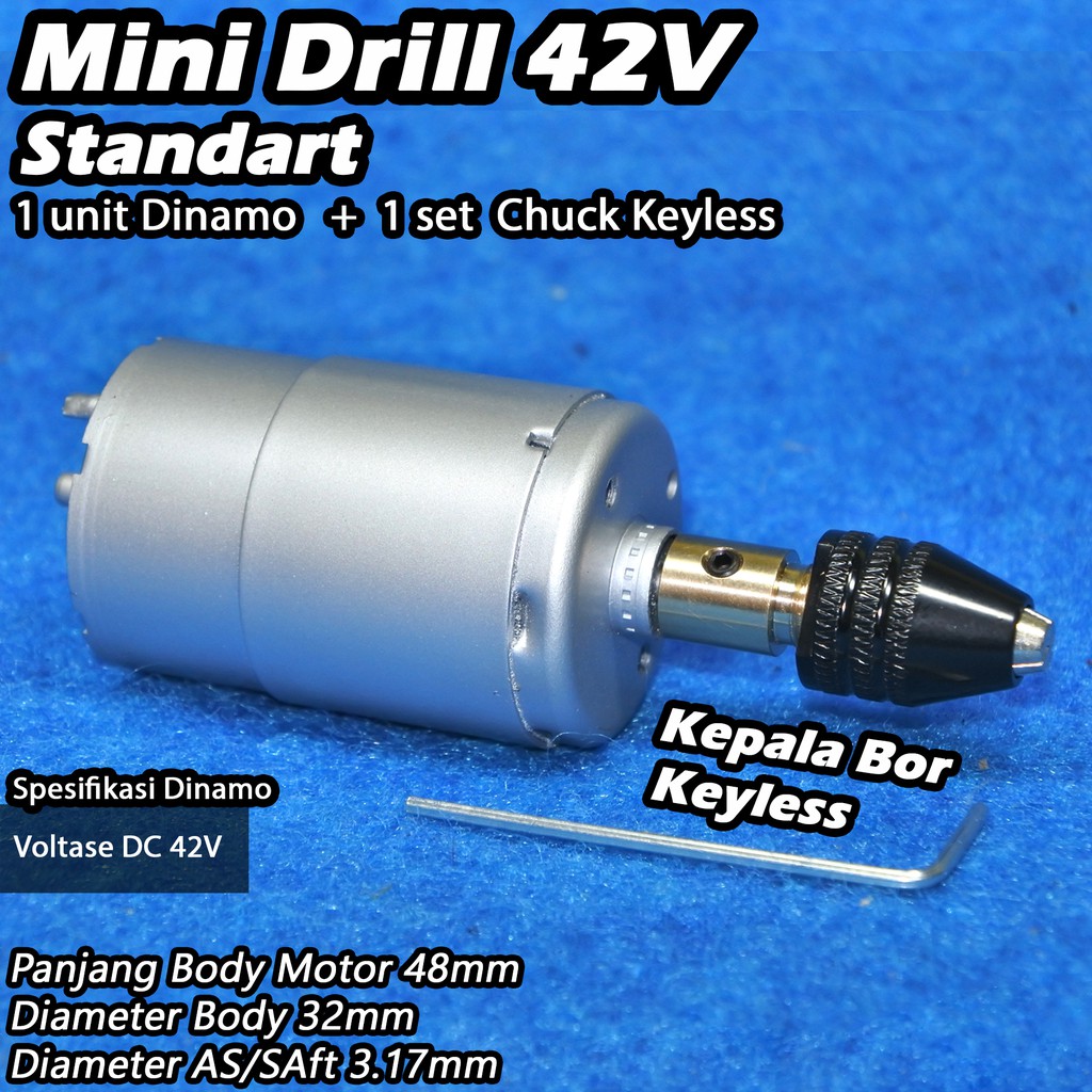 Bor PCB mini Drill 1 paket dengan dinamo 12V atau 24V atau 42V atau 42Vjumbo