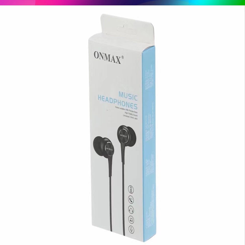 Handsfree Sensory Wired Earphone For ASMR ON MAX OE 202 Unit Only Headset Headphone ONMAX  Handsfree Sensory Wired Earphone  201 warna - ACAK / RANDOM