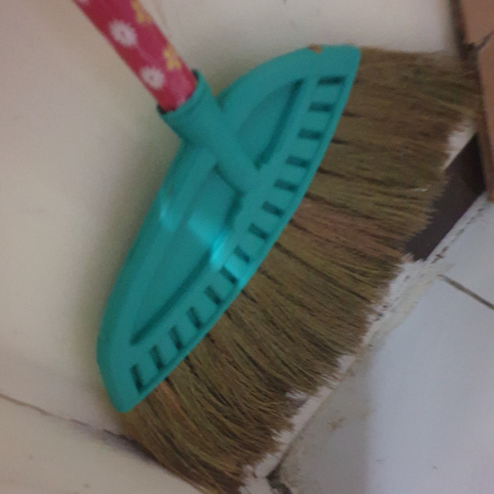 Sapu Sabut Kelapa Original Cokelat | Sapu Lantai Halaman Murah | Sapu Umkm | Produsen Sapu