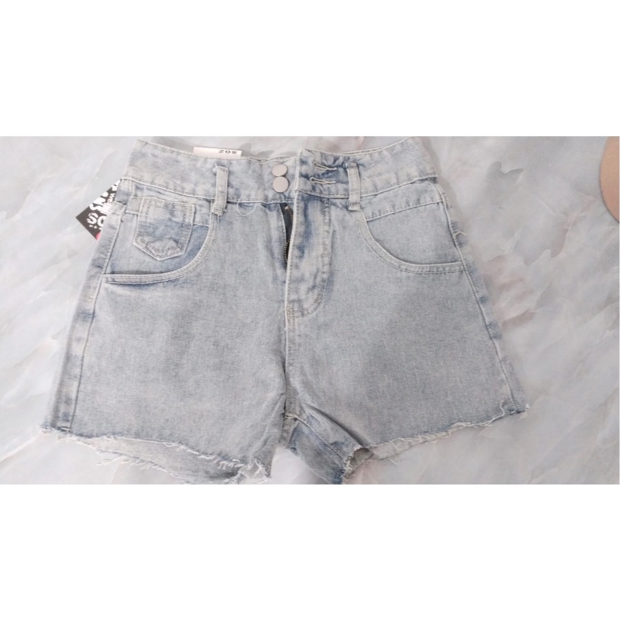 Victoria Celana Pendek Jeans Wanita Sobek Hotpants Jeans Ripped 4069