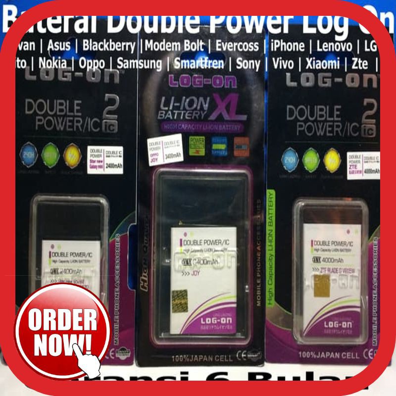 MURAH Baterai Log on Xiaomi Yi Action Camera Batre/Original/Double Power