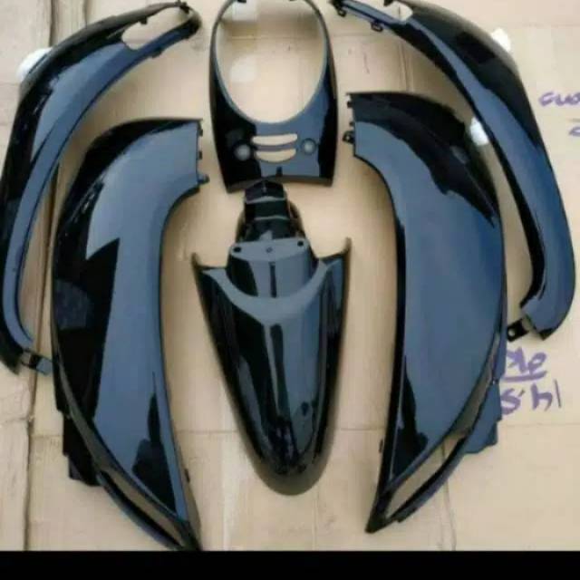 Body halus Honda Scoopy fi hitam