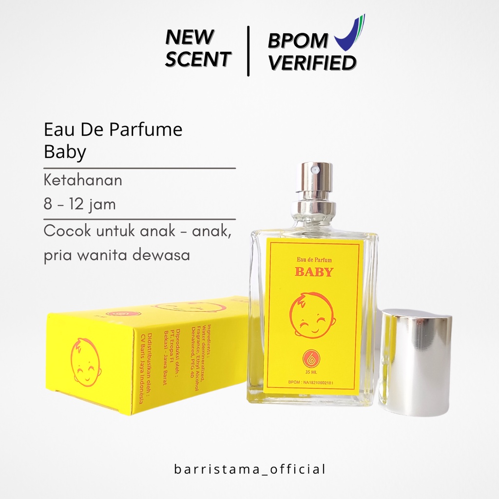 Grosir Parfum Aroma Bayi - Eau De Parfume Baby - Minyak Wangi Bayi Unisex