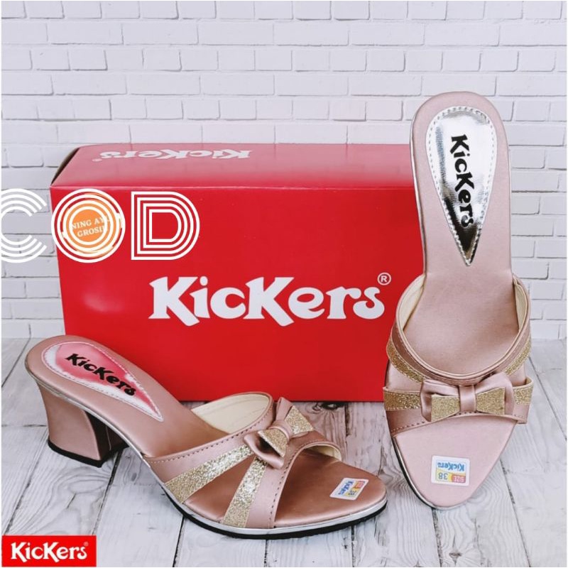 SANDAL HIGH HEELS WANITA KICKERS TERBARU SENDAL JEPIT CASUAL KASUAL SLOP SELOP HILS HEEL