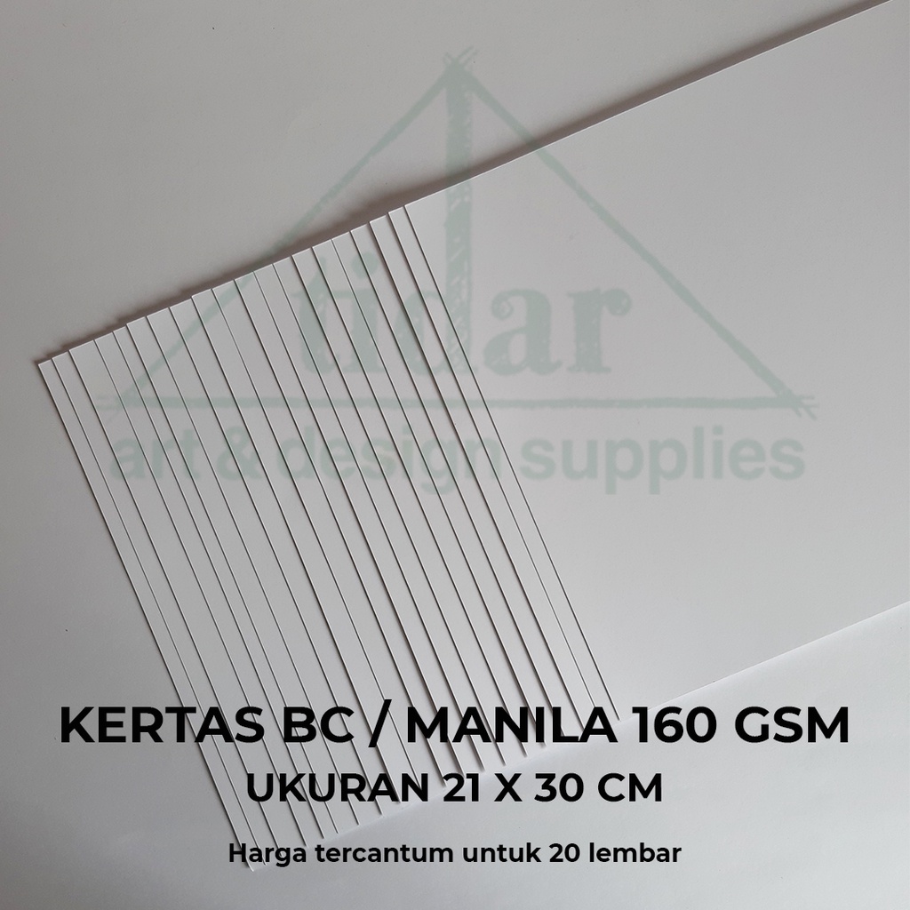 

Kertas BC 160 gsm / Brief Card - Karton Manila Halus Tebal Gambar #1