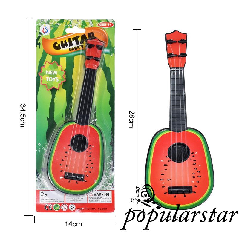 ღstar New Fruits Cartoon Cute Early Education Developments Interactive Playing Guitar Music Toy Shopee Indonesia