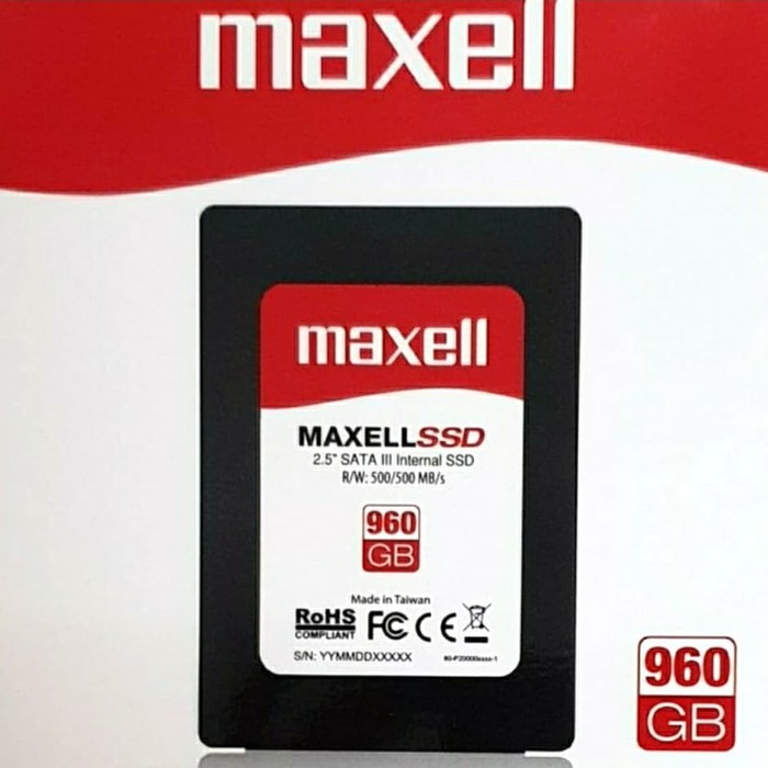 SSD MAXELL 960GB 2.5&quot; SATA III Internal SSD R/W : 500/500 MB/s