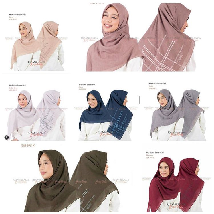 MURAHSALE Scarf Mahata Polos by Ria Miranda