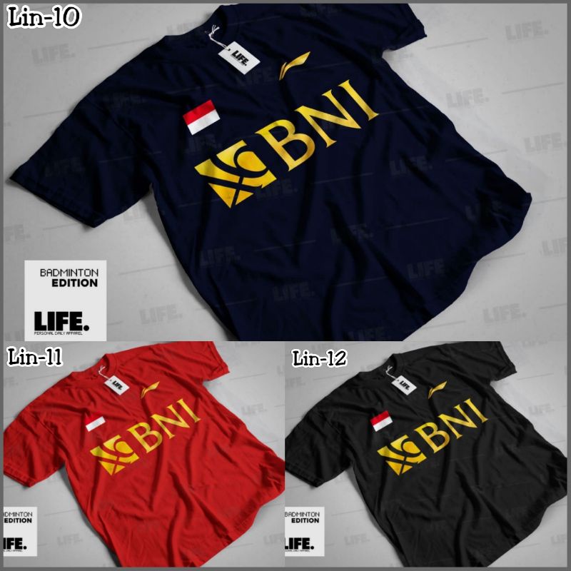 Kaos Badminton Dewasa Tshirt Bulutangkis Dewasa / Kaos Pria Katun / Oblong Badminton Casual