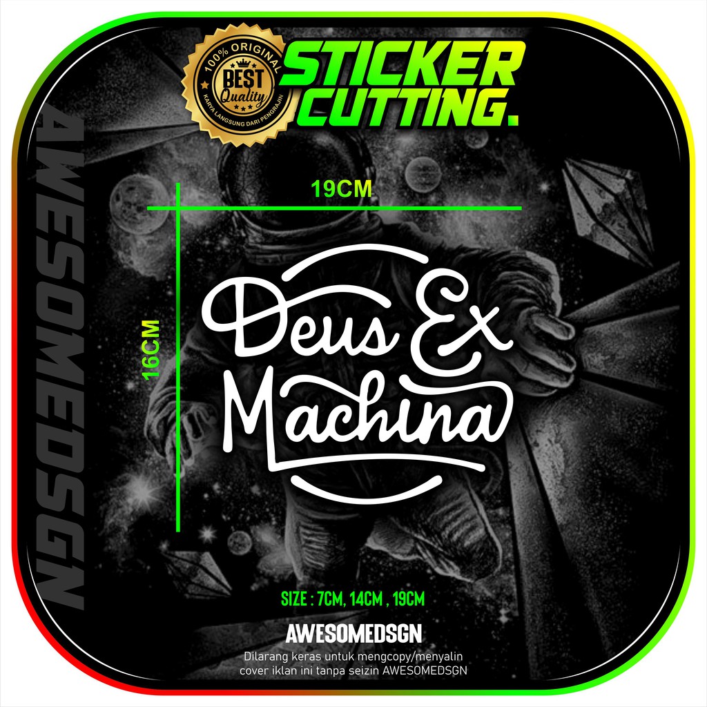 

sticker cutting deus ex machina