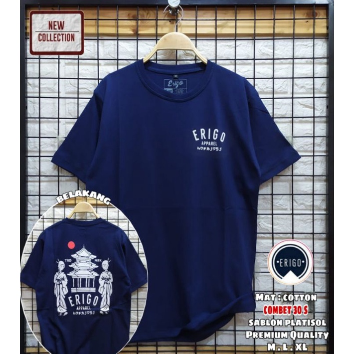 moxsa second store-kaos pria erigo kaos erigo pria kaos pendek erigo