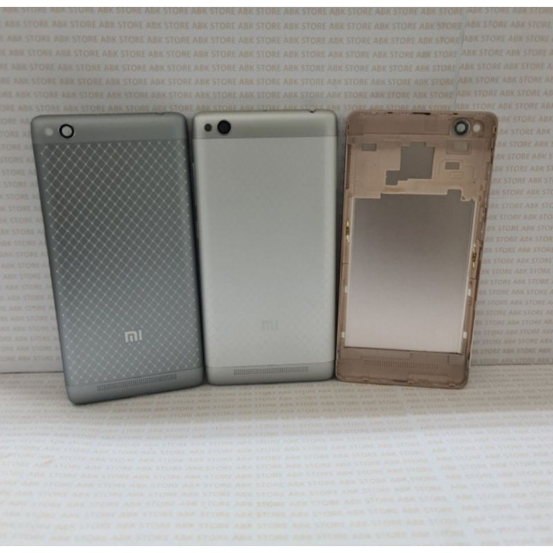 BACKDOOR BACK COVER CASING TUTUP BELAKANG XIAOMI REDMI 3 ORIGINAL