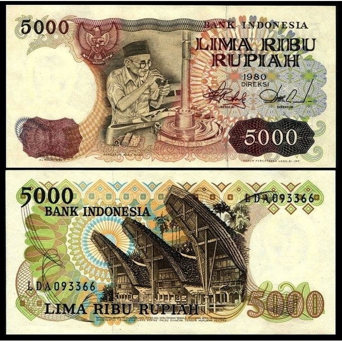 Uang Lama 5000 Rupiah 1980 (PREMIUM)
