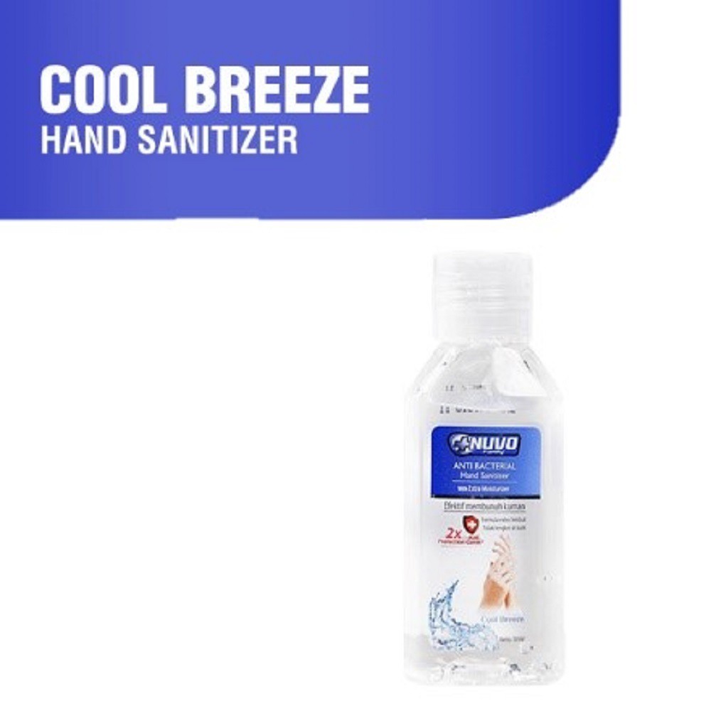 Nuvo Hand Sanitizer Biru Cool Breeze Botol 50 ml