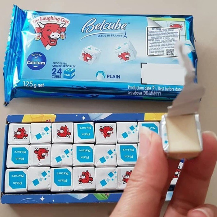 gambar keju Belcube Belcubes The Laughing Cow