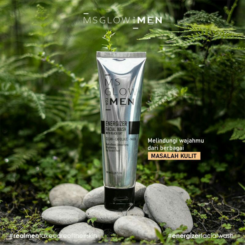 FACIAL WASH MEN / SABUN CUCI MUKA PRIA / MS GLOW MEN / FACIAL WASH MS GLOW MEN / MS GLOW MEN FACIAL 