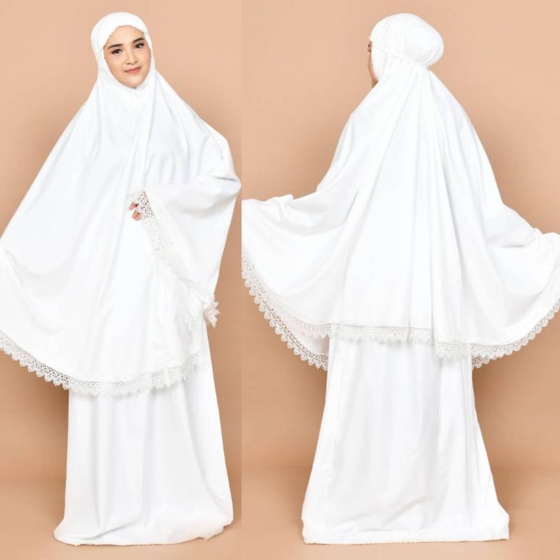 AL KAHFI-Mukena dewasa katun mikro premium